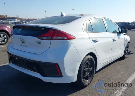 2019 Hyundai Ioniq Hybrid Blue из США, поврежденный, VIN KMHC65LC2KU174139
